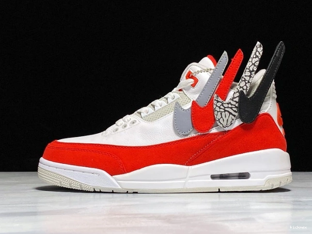 Rep MAX White CJ0939-100 University Tinker Retro 3 Air Jordan Red 0815